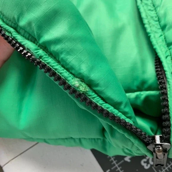 VINTAGE Frostline Kit Broomfield Colorado Green Puffer Vest Size Large Gorpcore - Picture 10 of 10